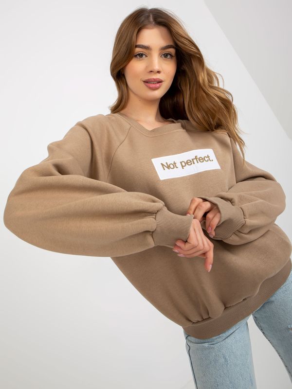 ex moda Sweatshirt-EM-BL-N652.46-dark beige