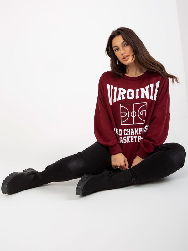 FANCY Sweatshirt-FA-BL-8137.76P-burgundy