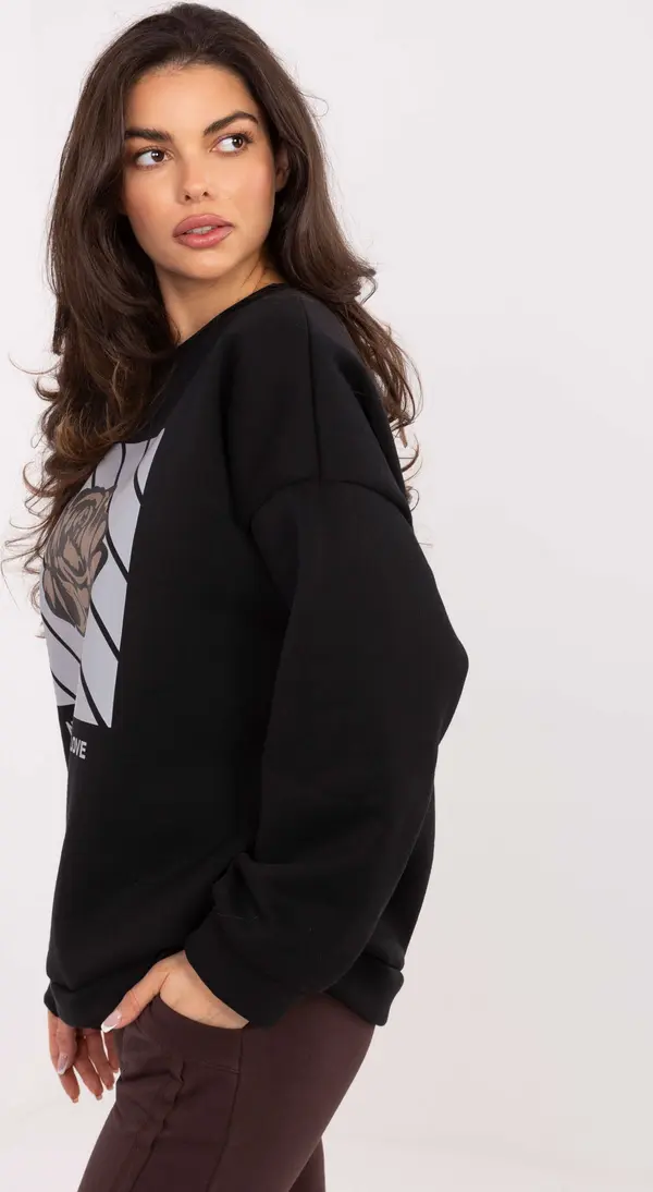 Italy Moda Sweatshirt-MI-BL-4216.15-black