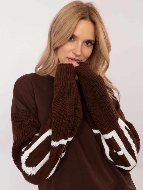 Italy Moda Sweatshirt-MI-BL-M5975.26P-brown