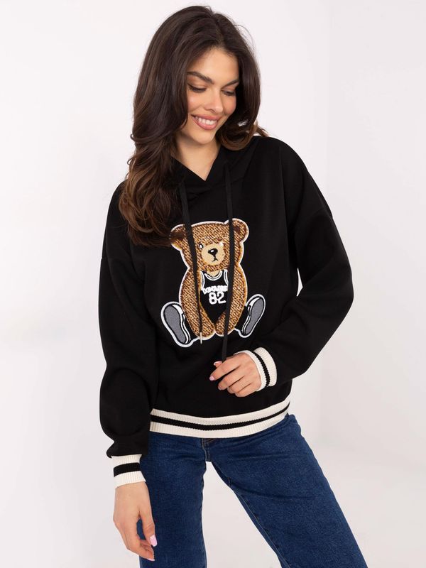 Italy Moda Sweatshirt-MI-BL-M60911.65P-black