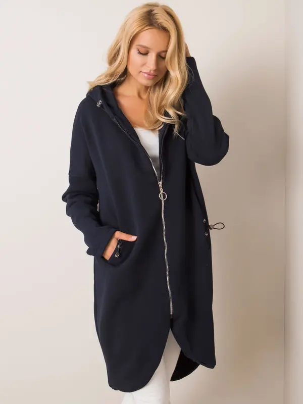 RUE PARIS Sweatshirt-RV-BL-4858-1.99P-navy blue