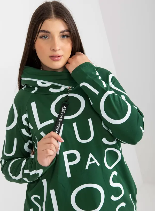 RELEVANCE Sweatshirt-RV-BL-5056-1.95-dark green