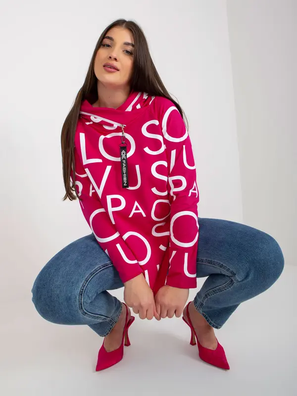 RELEVANCE Sweatshirt-RV-BL-5056-1.95-fuchsia