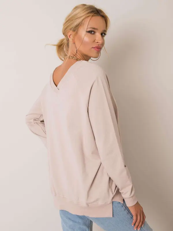 RUE PARIS Sweatshirt-RV-BL-5850.11X-beige