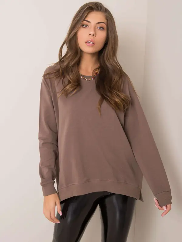 RUE PARIS Sweatshirt-RV-BL-5850.11X-brown