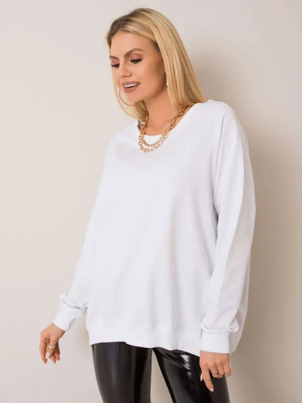 RUE PARIS Sweatshirt-RV-BL-5850.11X-white