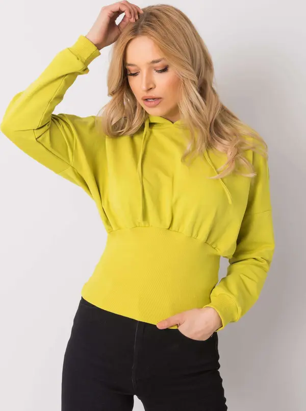 RUE PARIS Sweatshirt-RV-BL-6191.06P-lime green