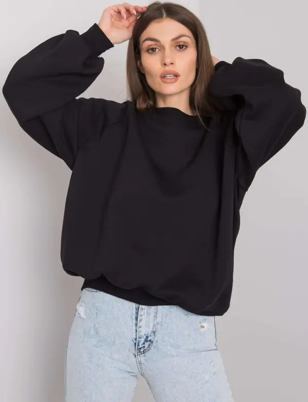 RUE PARIS Sweatshirt-RV-BL-6758.50P-black