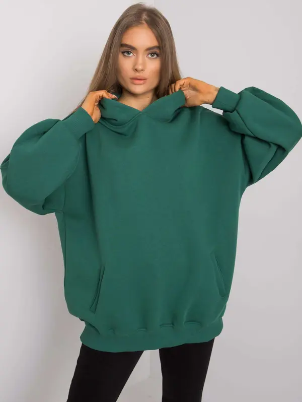 BASIC Feel Good Sweatshirt-RV-BL-6989.37X-dark green