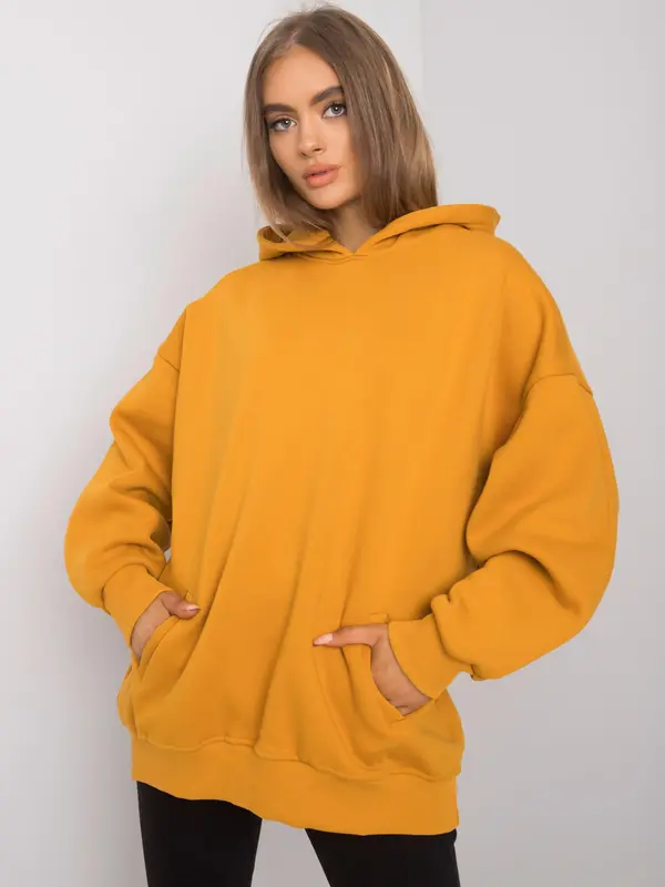 BASIC Feel Good Sweatshirt-RV-BL-6989.37X-dark yellow