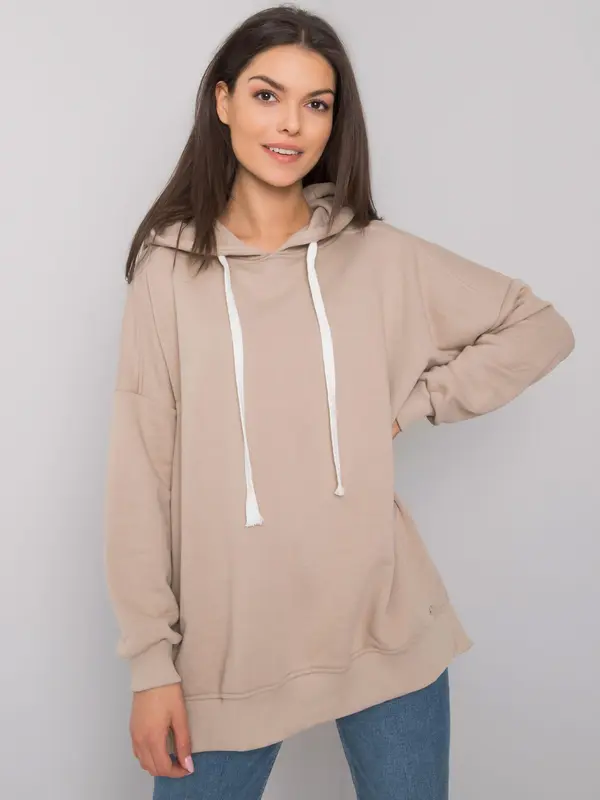 BASIC Feel Good Sweatshirt-RV-BL-7190.38X-dark beige