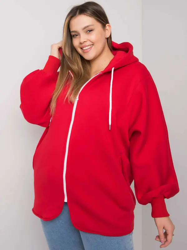RELEVANCE Sweatshirt-RV-BL-7282.22P-red