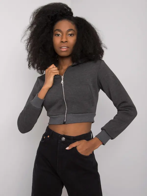 RUE PARIS Sweatshirt-RV-BL-7305.79-dark gray