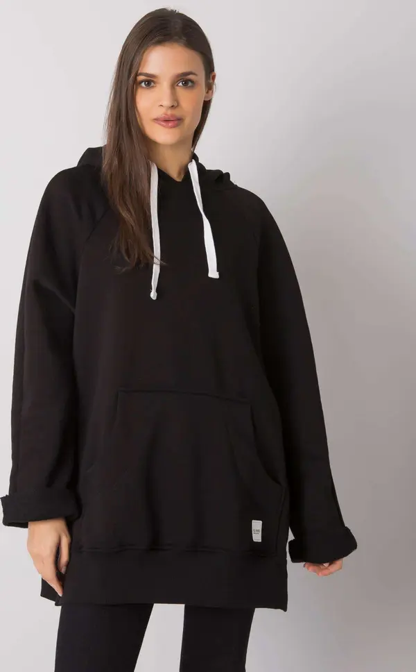 RUE PARIS Sweatshirt-RV-BL-7371.00P-black