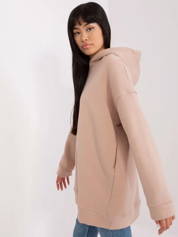 BASIC Feel Good Sweatshirt-RV-BL-8042.00P-dark beige