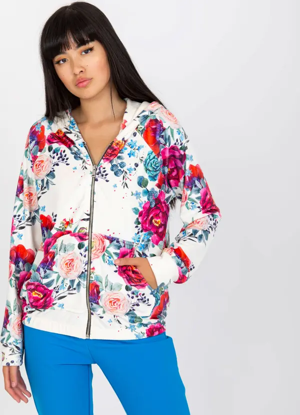 RUE PARIS Sweatshirt-RV-BL-8143.83P-white-red