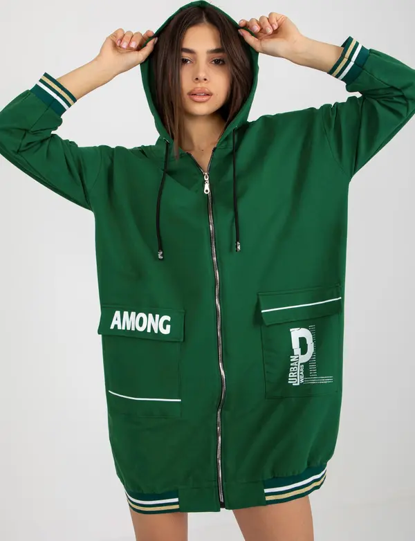 RELEVANCE Sweatshirt-RV-BL-8149.91P-dark green