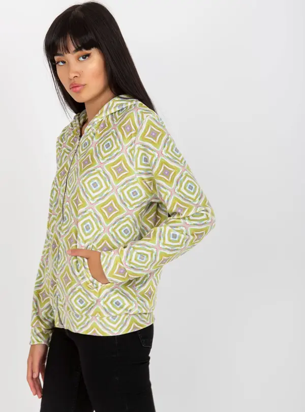 RUE PARIS Sweatshirt-RV-BL-8187.28-lime green