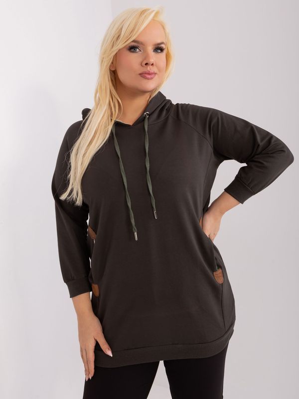 RELEVANCE Sweatshirt-RV-BL-8221.96-dark khaki