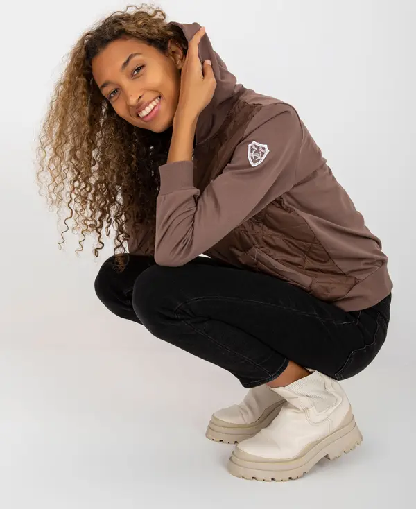 RUE PARIS Sweatshirt-RV-BL-8226.11X-brown