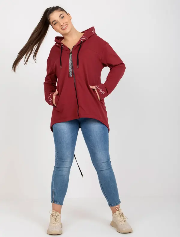 RELEVANCE Sweatshirt-RV-BL-8266.34P-burgundy