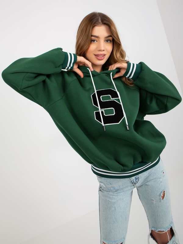 RELEVANCE Sweatshirt-RV-BL-8372.04P-dark green
