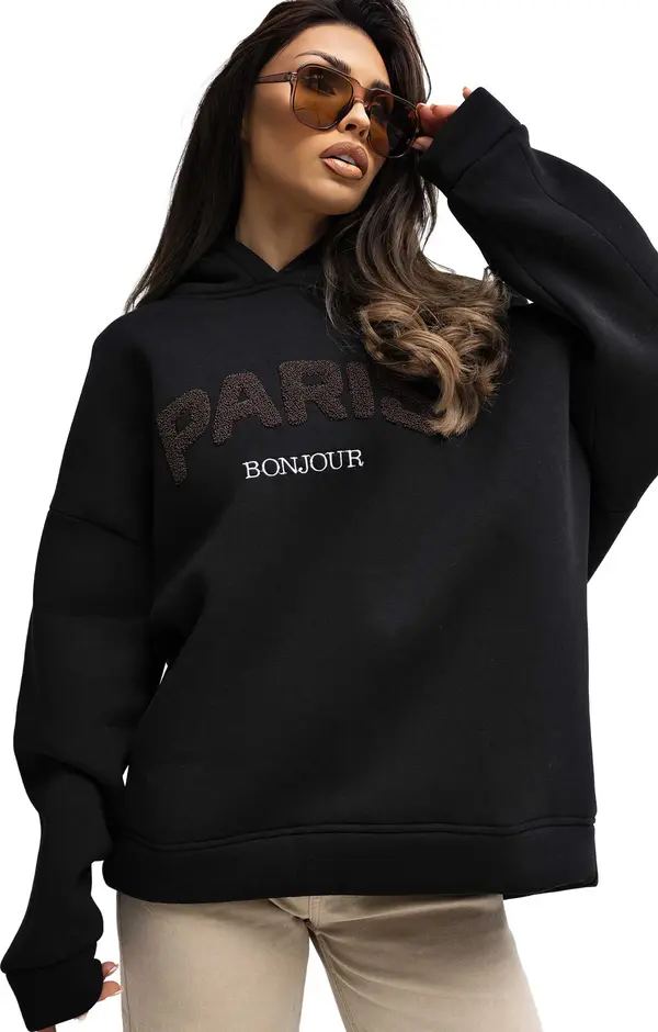 RUE PARIS Sweatshirt-RV-BL-A1041.59-black