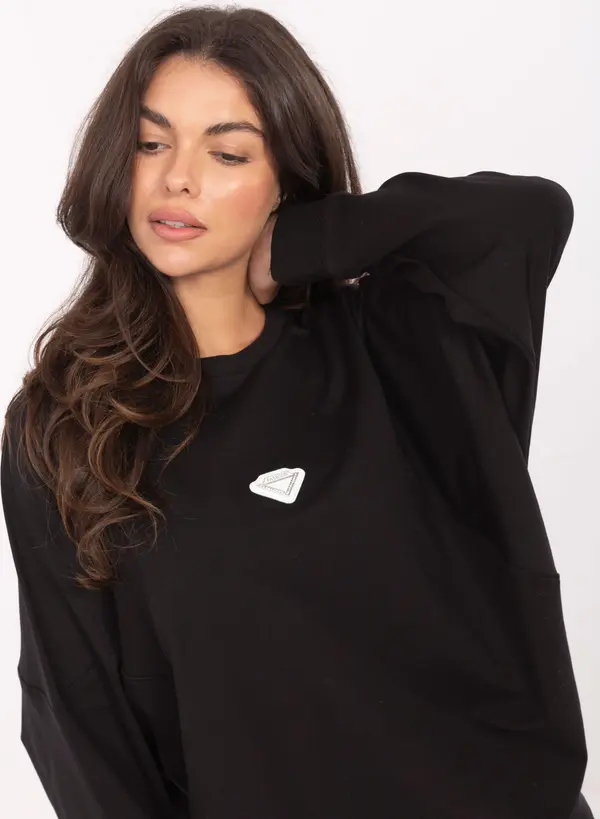 RUE PARIS Sweatshirt-RV-BL-A877.19P-black