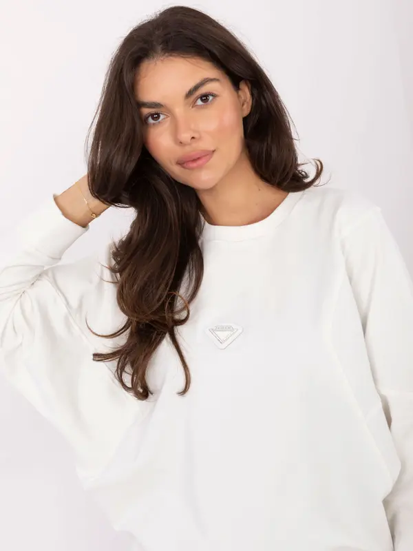 RUE PARIS Sweatshirt-RV-BL-A877.19P-ecru