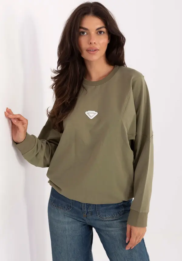 RUE PARIS Sweatshirt-RV-BL-A877.19P-khaki