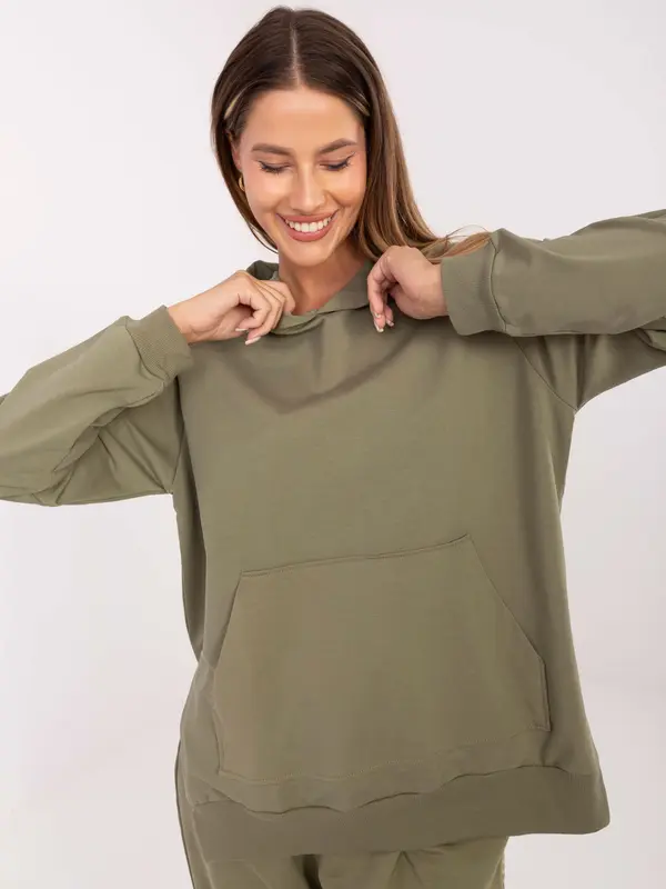 RELEVANCE Sweatshirt-RW-BL-A168.18-khaki