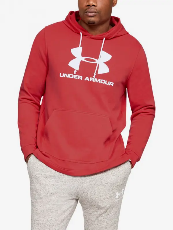 Under Armour Sweatshirt Under Armour Sportstyle Terry Logo Hoodie-Red