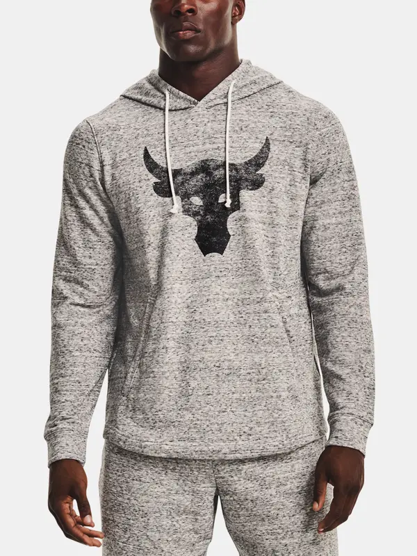 Under Armour Sweatshirt Under Armour UA Project Rock Terry HD-WHT - Mens