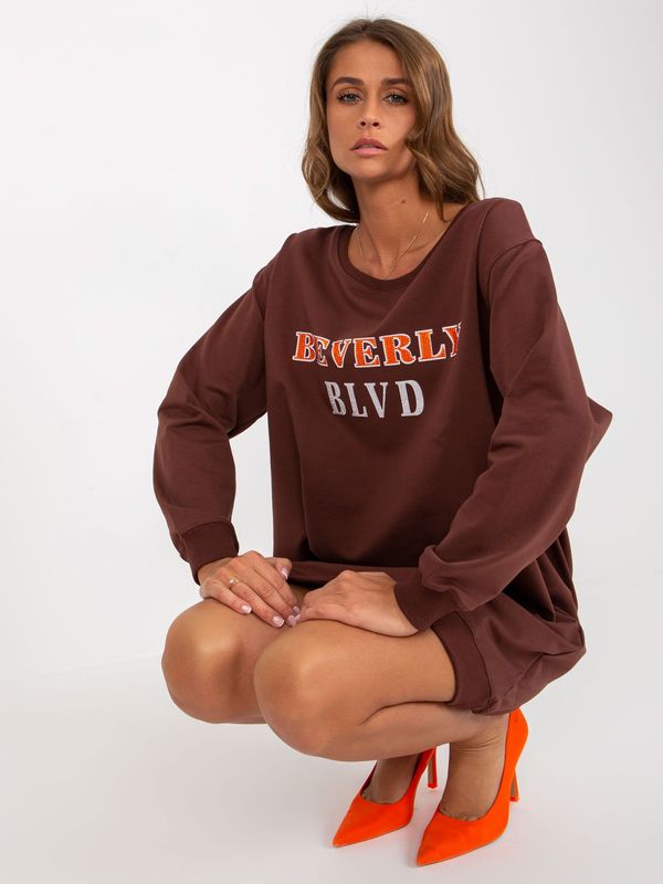 Vikki Sweatshirt-VI-BL-3075.64P-dark brown