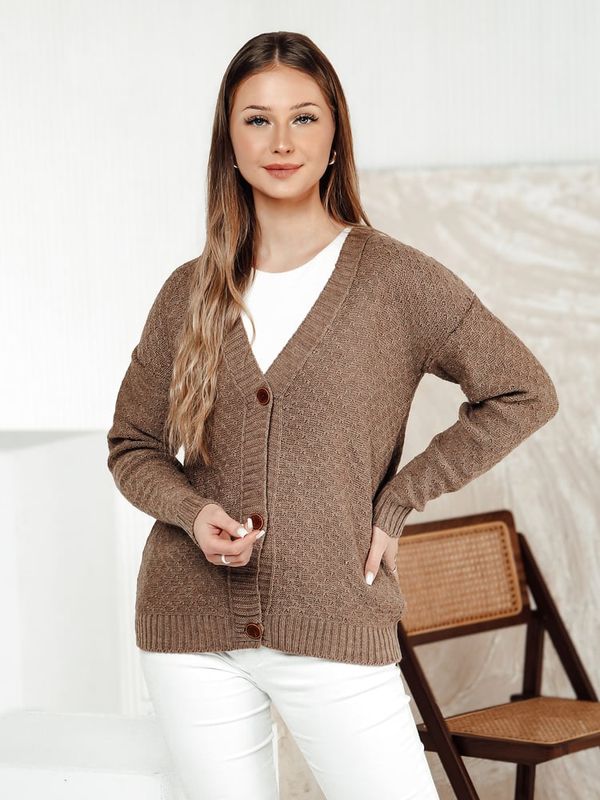 DStreet Sweter damski CHICLINE beżowy Dstreet