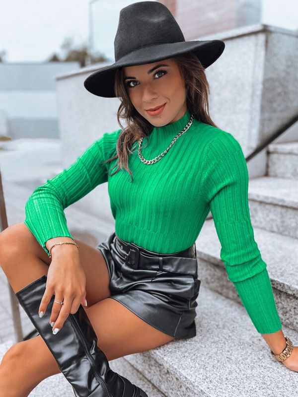 DStreet Sweter damski golf OASIS zielony Dstreet