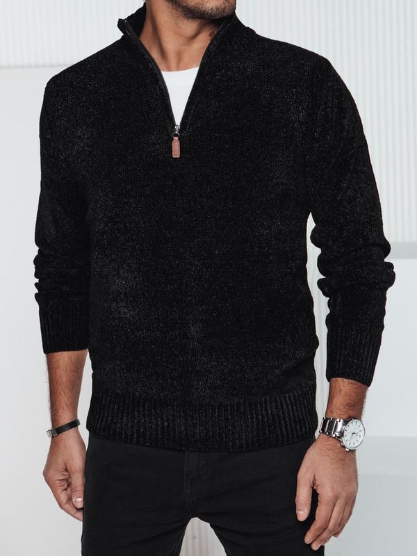 DStreet Sweter męski czarny Dstreet