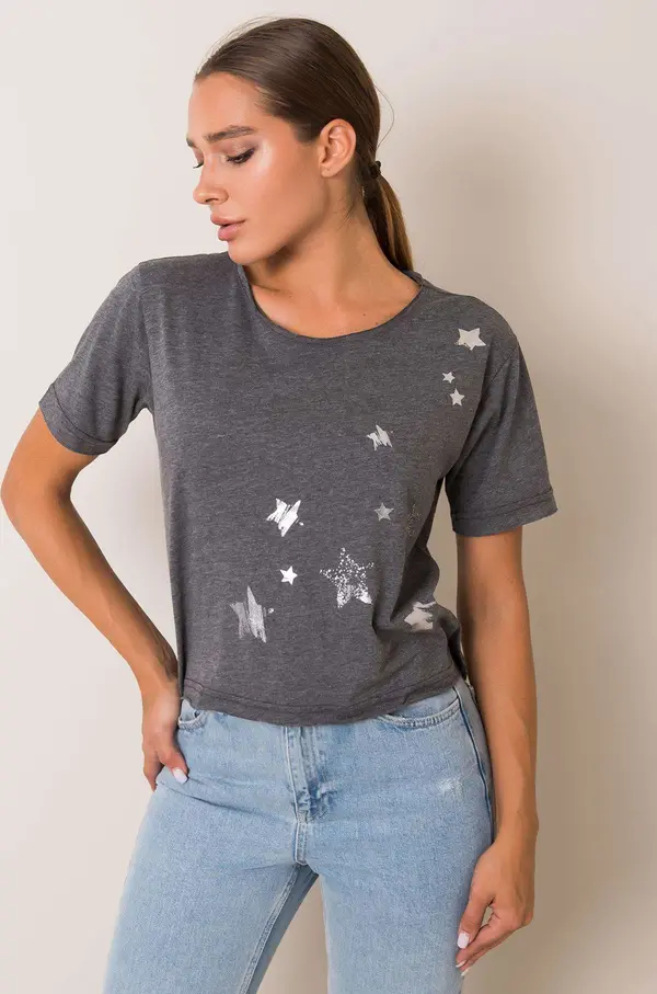 For Fitness T-shirt-131-TS-AMZ1010.33P-dark grey