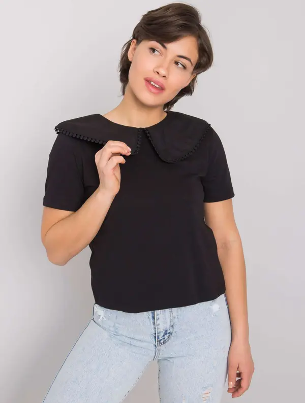 RUE PARIS T-shirt-157-TS-6475.91-black