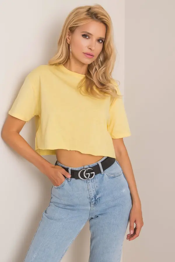 RUE PARIS T-shirt-193-TS-20Y-1036.13P-Light Yellow