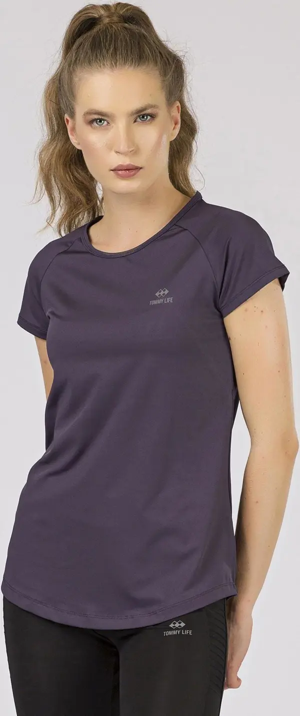 TOMMY LIFE T-shirt-298-TS-TL-97101.03X-dark purple