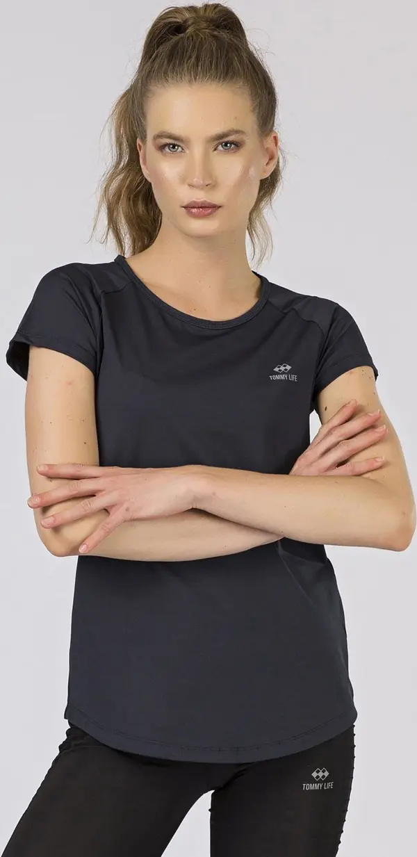 TOMMY LIFE T-shirt-298-TS-TL-97101.03X-navy blue