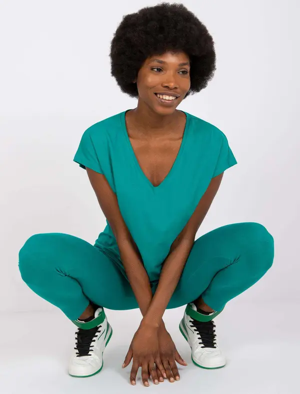 BASIC Feel Good T-shirt-AP-TS-A-004-dark green