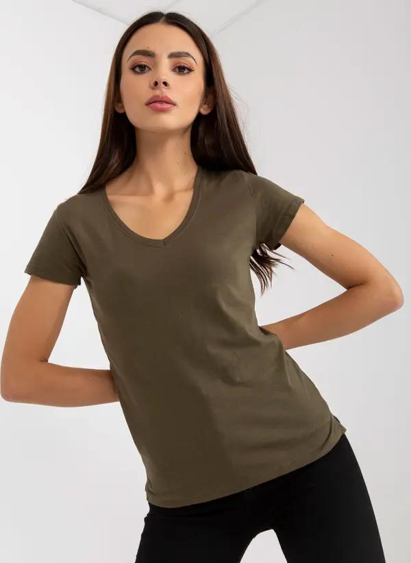 BASIC Feel Good T-shirt-B-012.71P-khaki