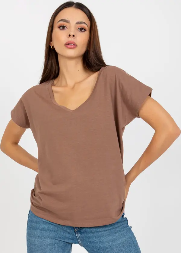 BASIC Feel Good T-shirt-B-014.59-brown