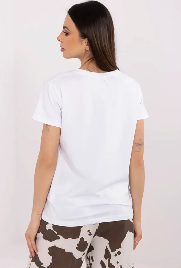 BASIC Feel Good T-shirt-CLM-TS-1639.12-white