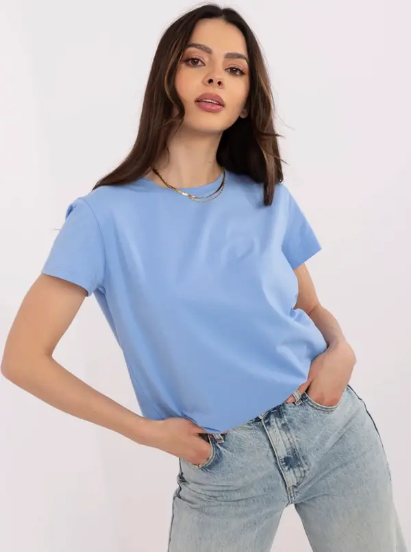 BASIC Feel Good T-shirt-CLM-TS-1640.87-blue