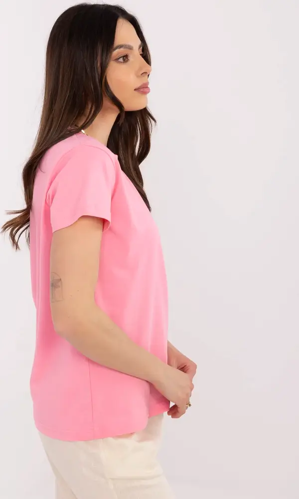 BASIC Feel Good T-shirt-CLM-TS-1640.87-pink