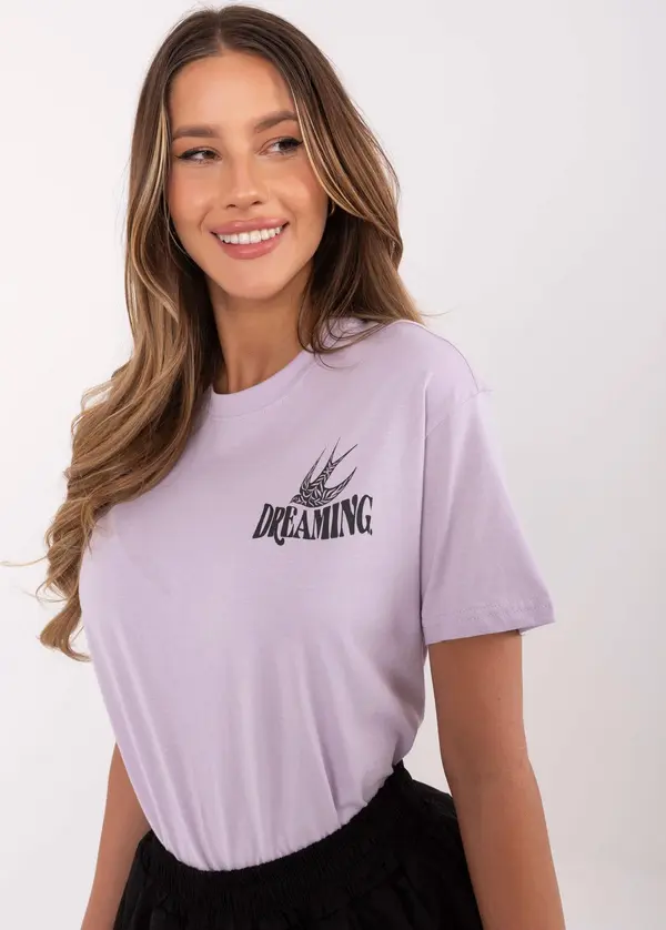 Sublevel T-shirt-D12022AC02645H-light purple